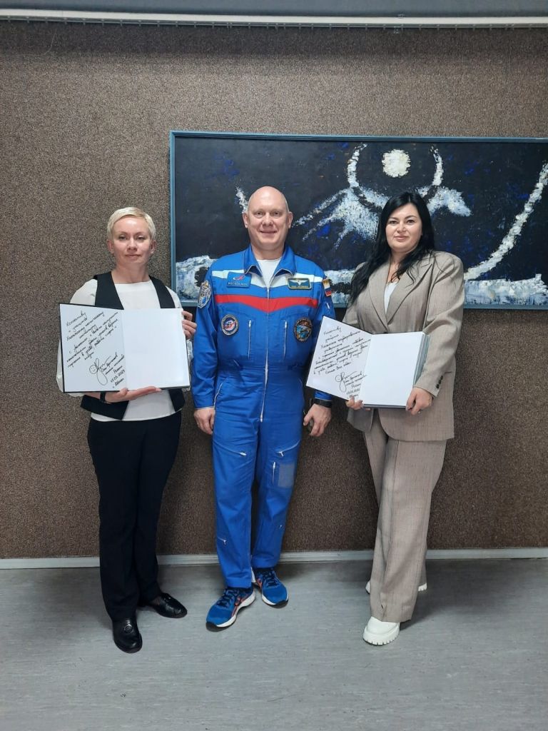 Встреча с космонавтом-испытателем Олегом Германовичем Артемьевым
